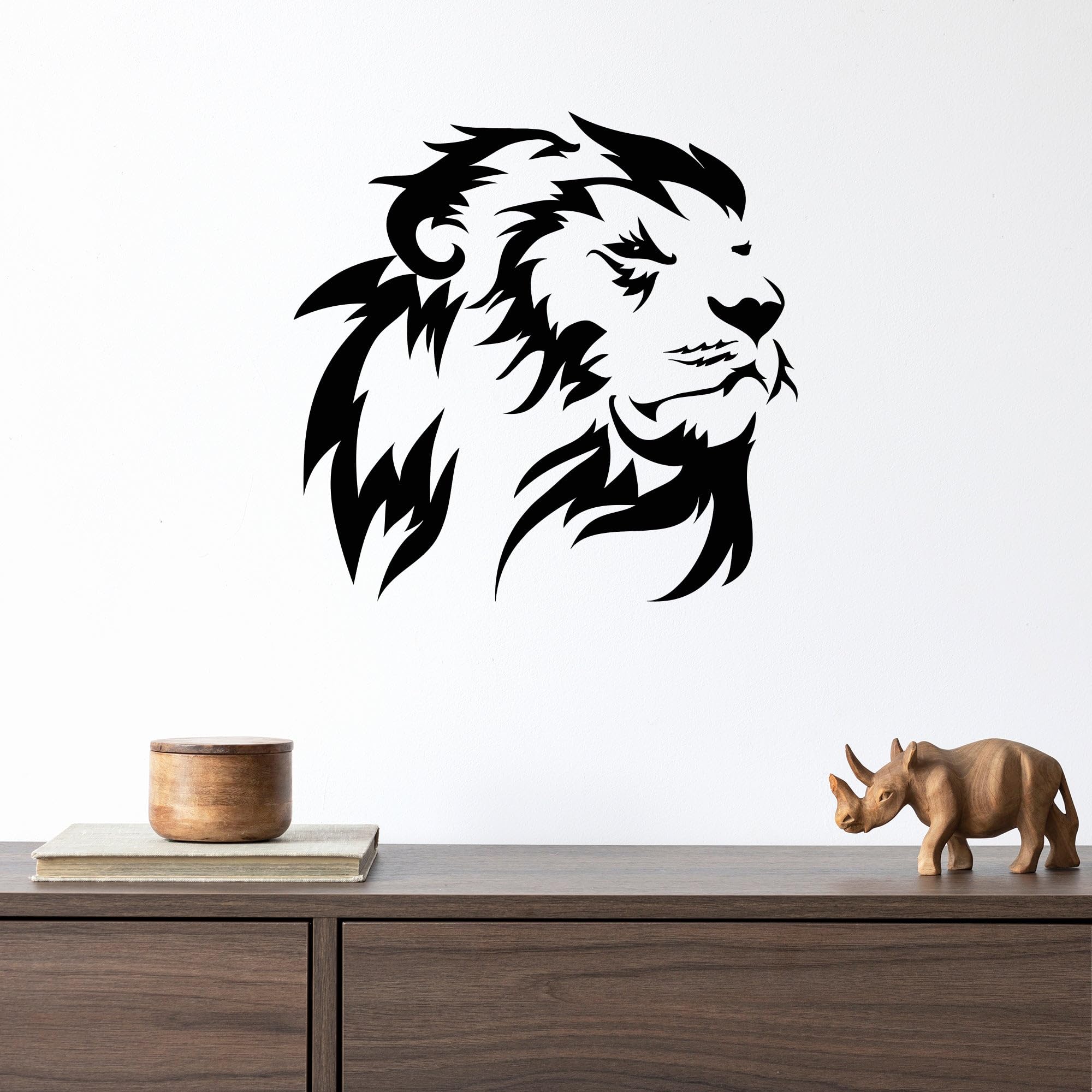 Amazon.com: Vinyl Wall Decal Lion King Head African Animal